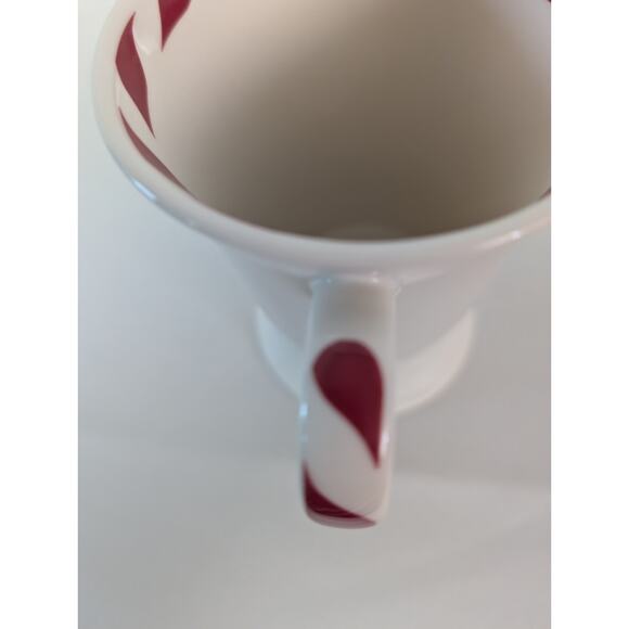 1998 Spode Christmas Tree Candy Cane Pedestal Mug Flared Rim. - Picture 9 of 11